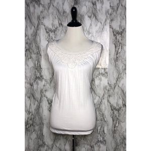 NWOT Plus Size Embroidered Tank Top